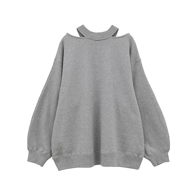 MANOF / �ޥΥ� SLIT NECK SWEAT
