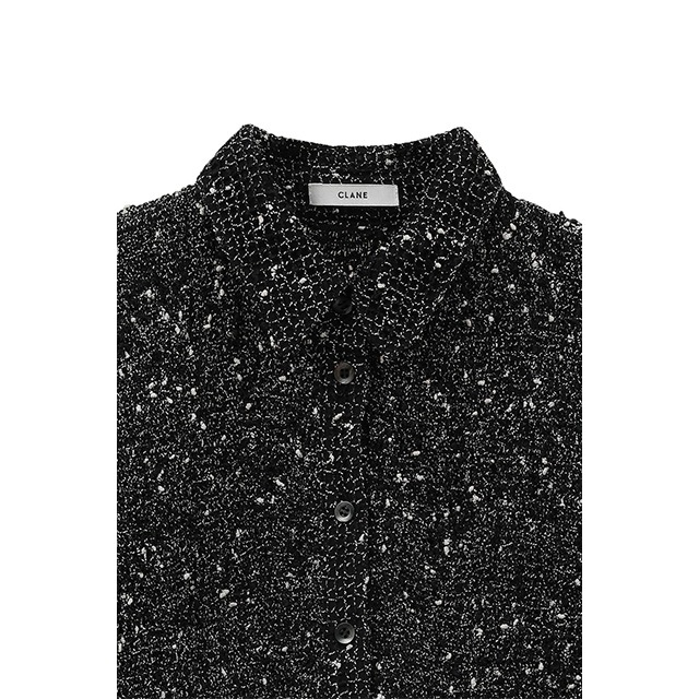 CLANE / ����� MIX MESH GATHER SHIRT