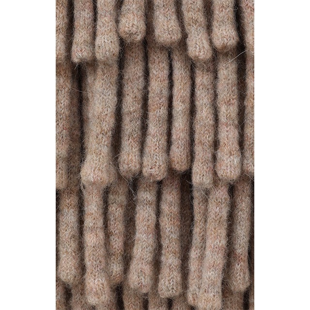 CLANE /  W FACE FRINGE KNIT VEST