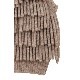 CLANE /  W FACE FRINGE KNIT VEST