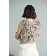 CLANE /  W FACE FRINGE KNIT VEST