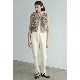 CLANE /  W FACE FRINGE KNIT VEST