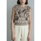CLANE /  W FACE FRINGE KNIT VEST