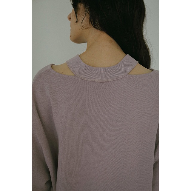 MANOF / �ޥΥ� SLIT NECK SWEAT