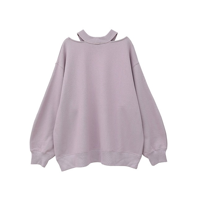 MANOF / �ޥΥ� SLIT NECK SWEAT