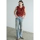 CLANE /  W FACE FRINGE KNIT VEST