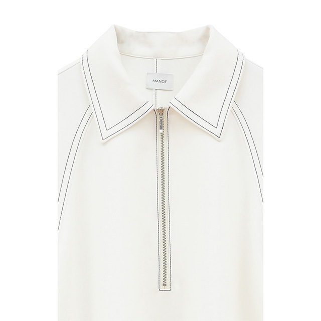 MANOF / �ޥΥ� HALF ZIP TOPS