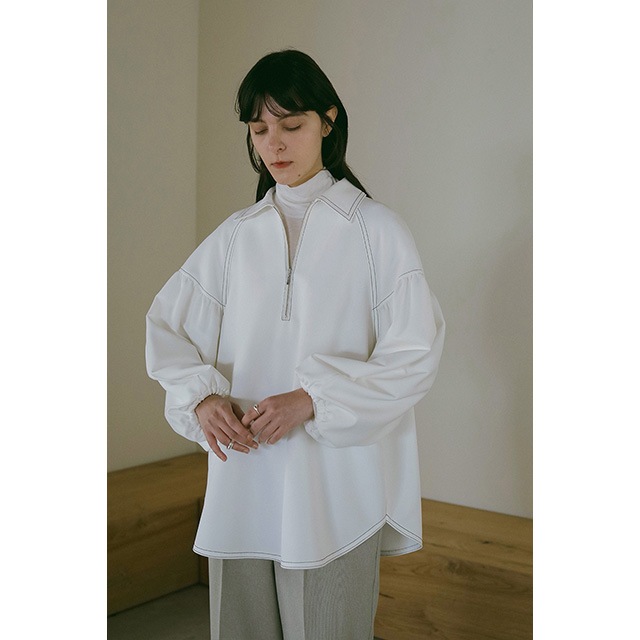 MANOF / �ޥΥ� HALF ZIP TOPS