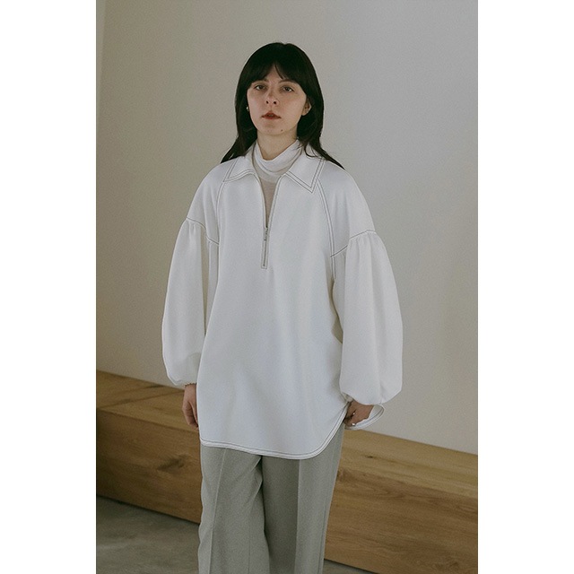 MANOF / �ޥΥ� HALF ZIP TOPS