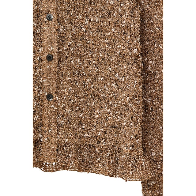 CLANE / ����� MIX MESH GATHER SHIRT