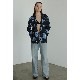CLANE /  MULTICOLORED FLOWER SHIRT JACKET