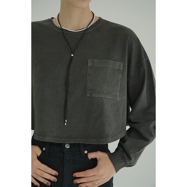 CLANE / ����� PIGMENT SHORT TOPS