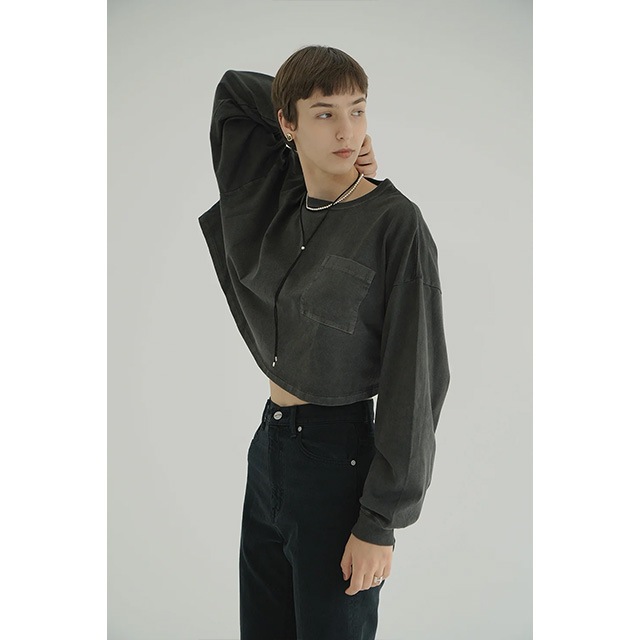 CLANE / ����� PIGMENT SHORT TOPS