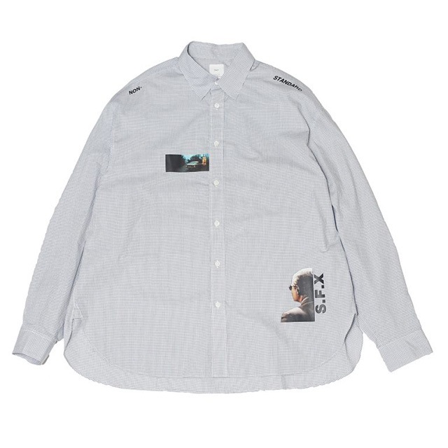 Name. �͡���  PLAID MULTI PRINT SHIRT