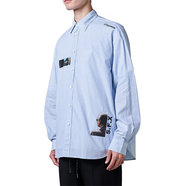 Name. �͡���  PLAID MULTI PRINT SHIRT