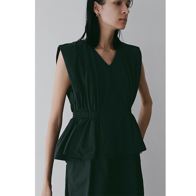 MANOF / �ޥΥ� GATHER WAIST COCOON ONE PIECE