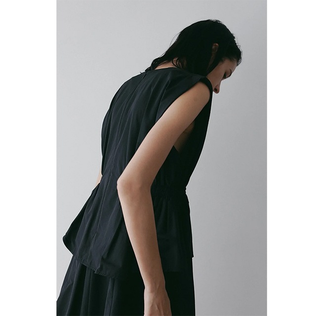 MANOF / �ޥΥ� GATHER WAIST COCOON ONE PIECE