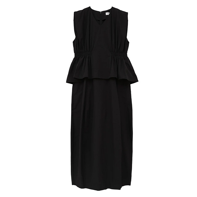 MANOF / �ޥΥ� GATHER WAIST COCOON ONE PIECE