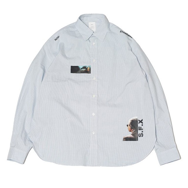 Name. �͡���  PLAID MULTI PRINT SHIRT