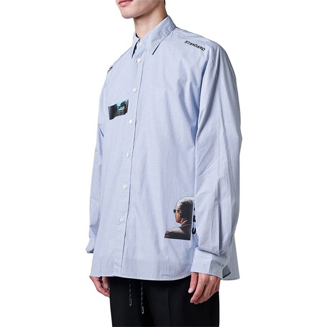 Name. �͡���  PLAID MULTI PRINT SHIRT