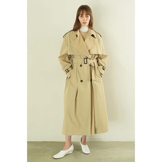 CLANE / ����� LAYER LONG TRENCH COAT