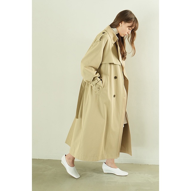 CLANE / ����� LAYER LONG TRENCH COAT