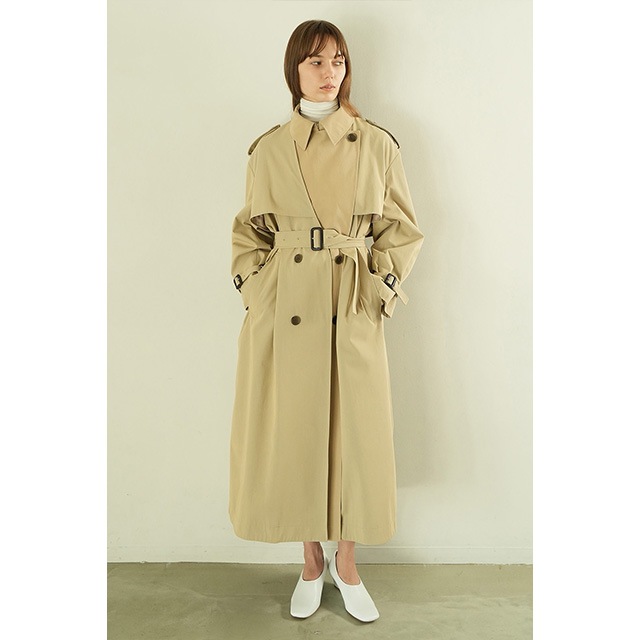 CLANE / ����� LAYER LONG TRENCH COAT