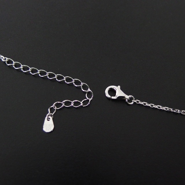 ����ѥ������֥����� Small Horse & Horseshoe Necklace - Silver w/CZ