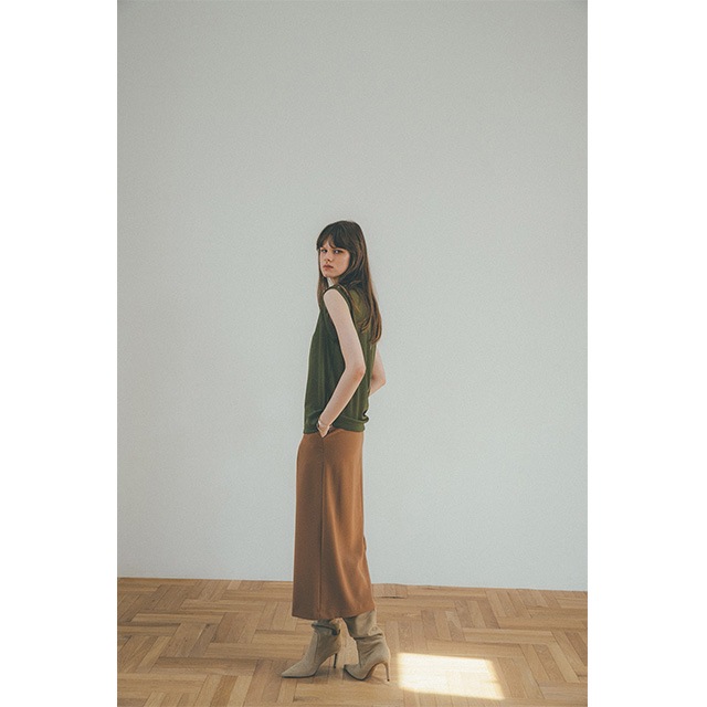 CLANE / ����� HIDE PLEATS SKIRT