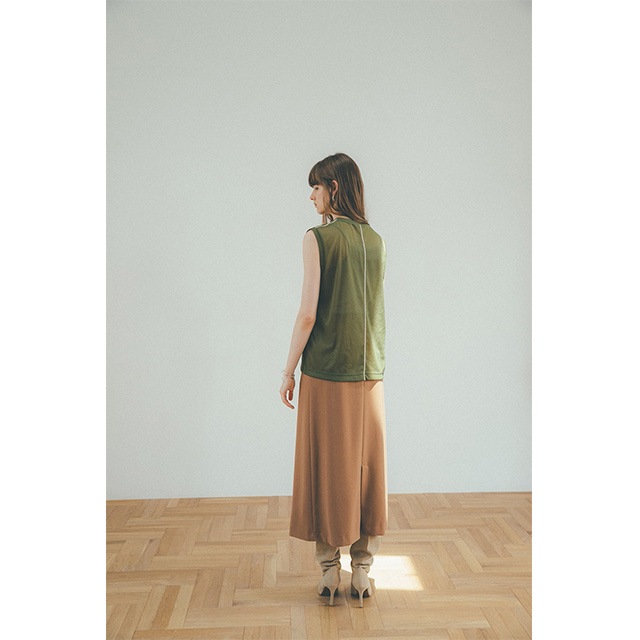 CLANE / ����� HIDE PLEATS SKIRT