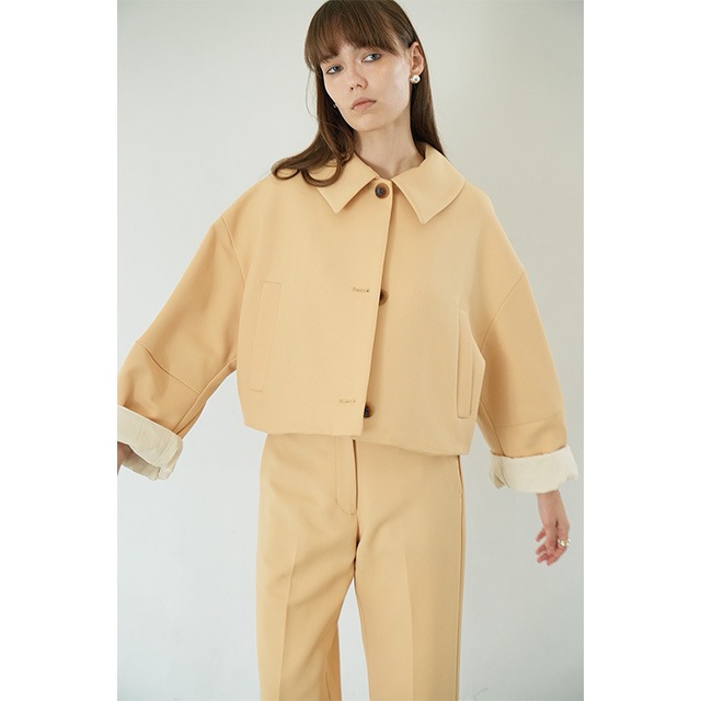 CLANE / ����� BULKY SLEEVE CROPPED JACKET