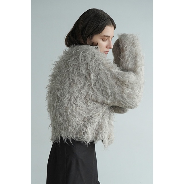 CLANE / ����� SHAGGY SHORT KNIT CARDIGAN