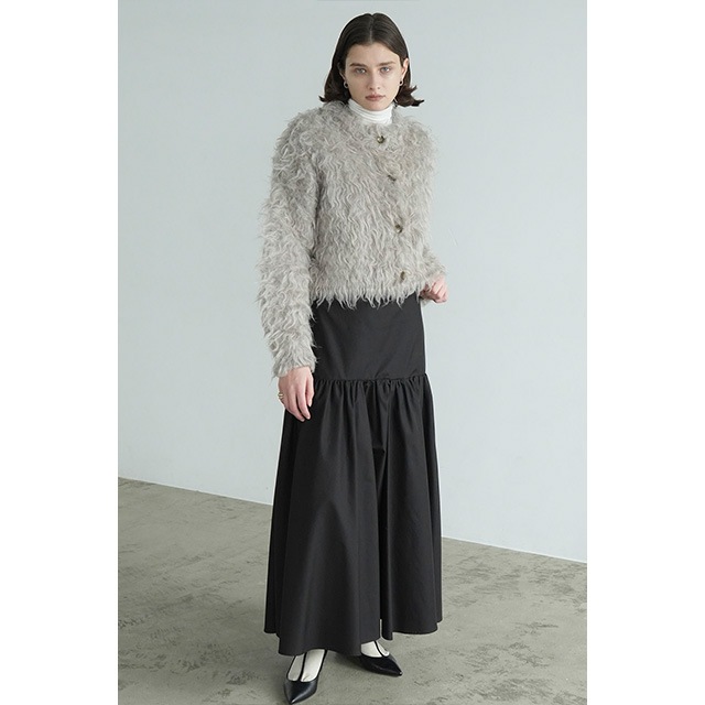 CLANE / ����� SHAGGY SHORT KNIT CARDIGAN