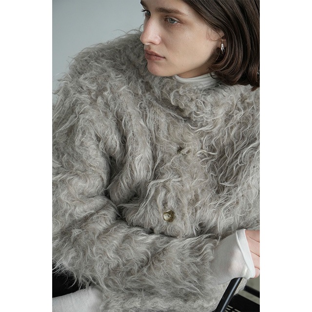 CLANE / ����� SHAGGY SHORT KNIT CARDIGAN
