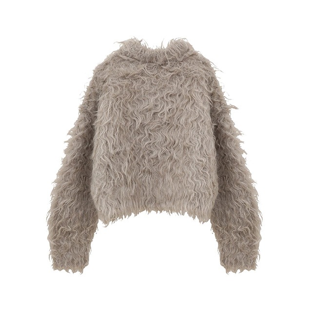 CLANE / ����� SHAGGY SHORT KNIT CARDIGAN