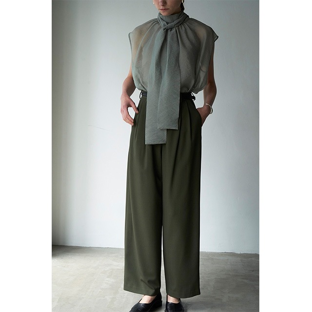 CLANE / ����� BASIC TUCK PANTS