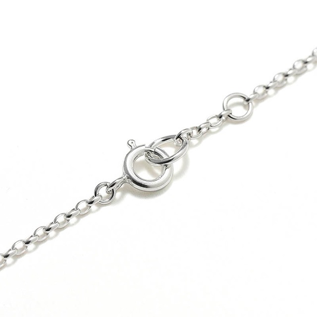 ����ѥ������֥����� Logo Plate Anklet - Oval - Silver��K18YG