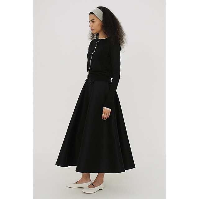 CLANE / ����� W FACE BICOLOR SHEER CARDIGAN