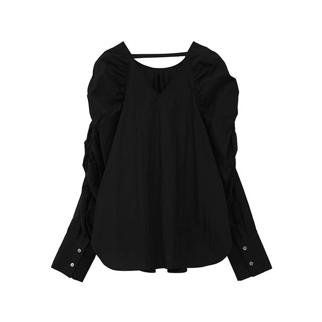 MANOF / ޥΥ MUTTON SLEEVE BLOUSE