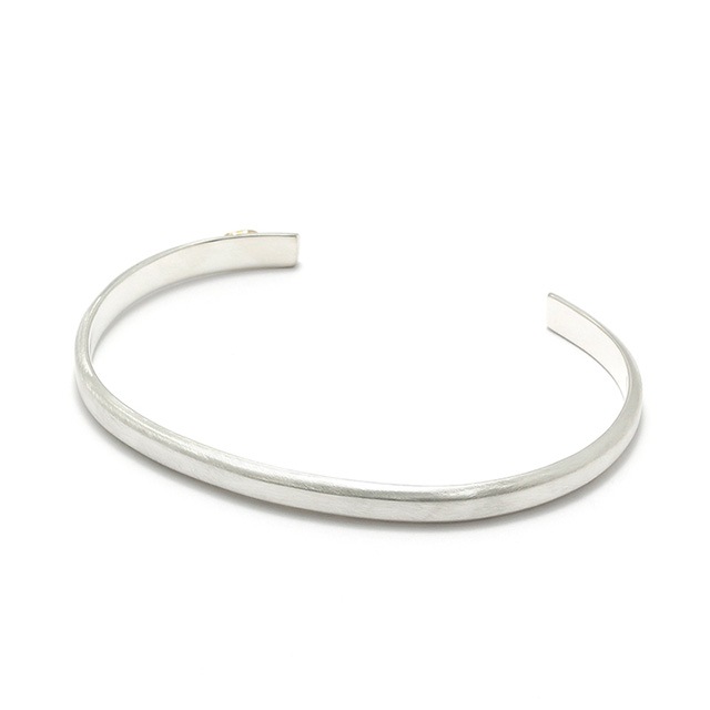 ����ѥ������֥����� Horseshoe Charm Bangle Silver K18YG