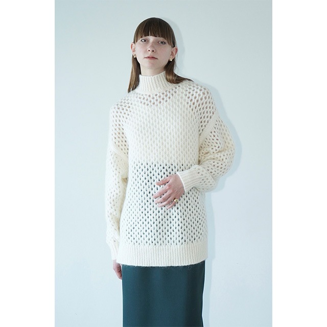 CLANE / ����� DOT MESH MOHAIR OVER KNIT TOPS