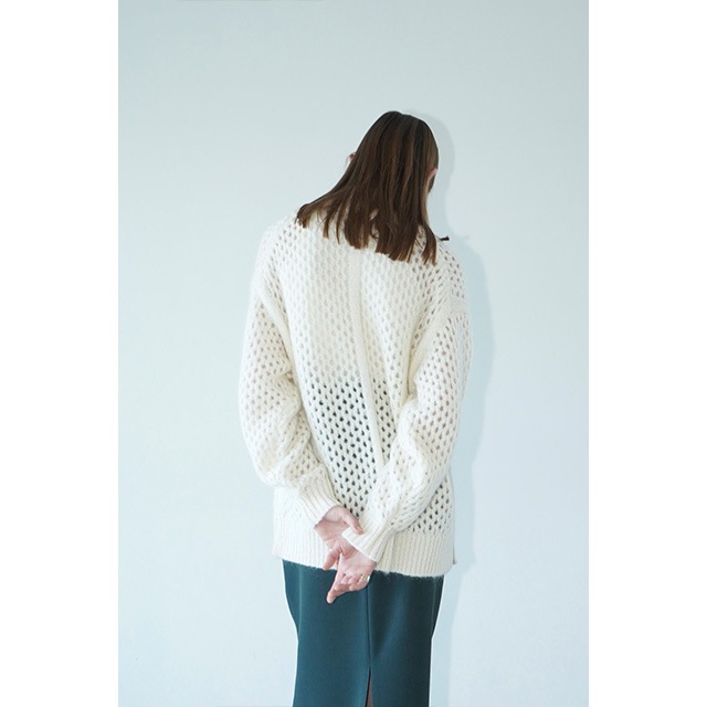 CLANE / ����� DOT MESH MOHAIR OVER KNIT TOPS