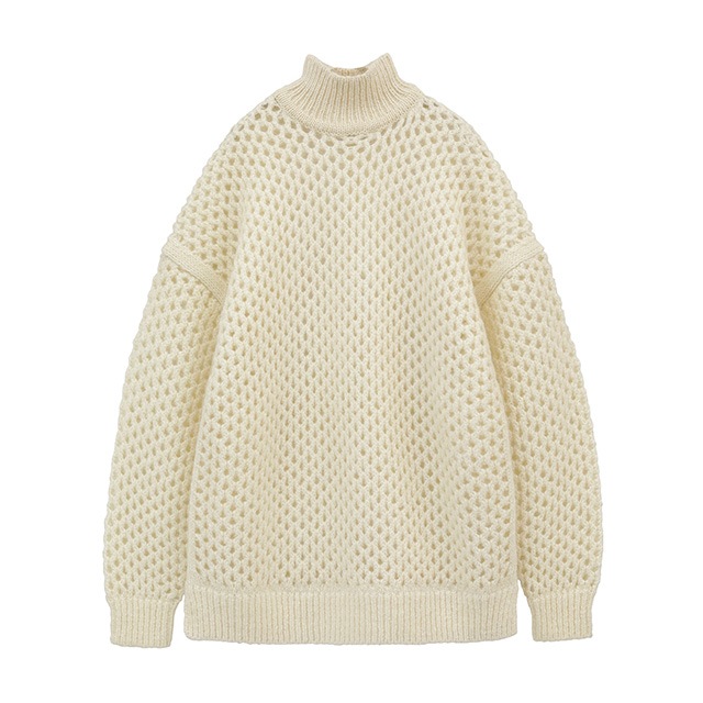 CLANE / クラネ DOT MESH MOHAIR OVER KNIT TOPS｜アーストライブ 