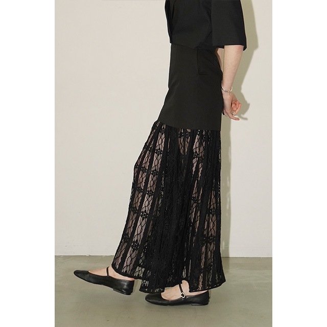 CLANE / ����� 2WAY LACE LAYERED SKIRT