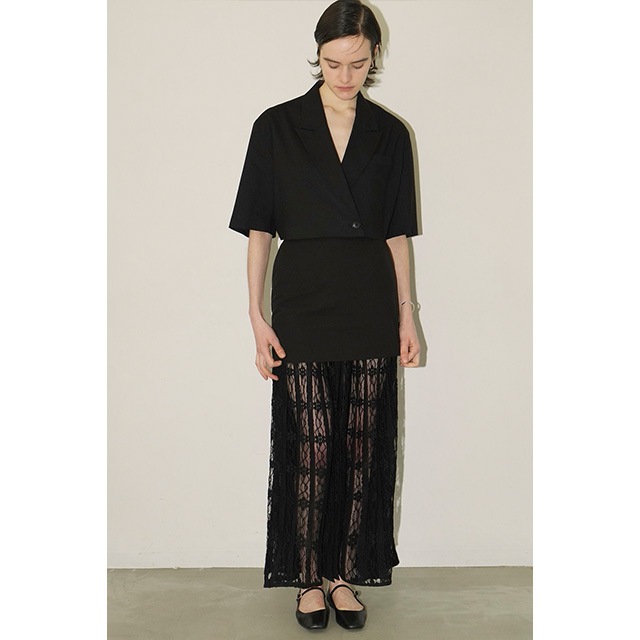 CLANE / ����� 2WAY LACE LAYERED SKIRT