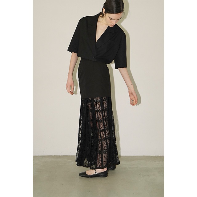 CLANE / ����� 2WAY LACE LAYERED SKIRT