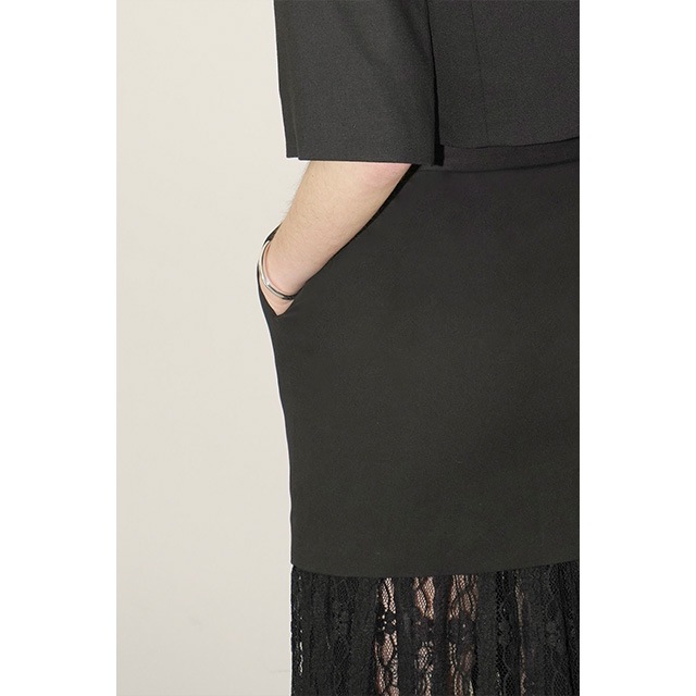 CLANE / ����� 2WAY LACE LAYERED SKIRT
