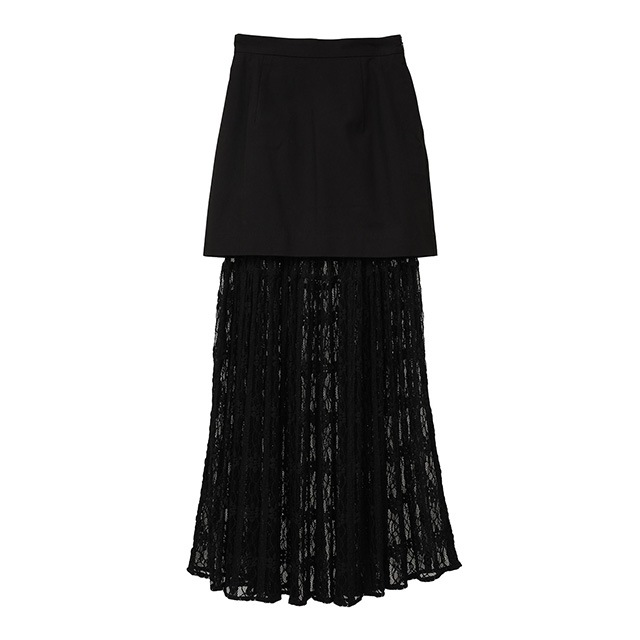 CLANE / ����� 2WAY LACE LAYERED SKIRT