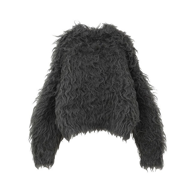 CLANE / ����� SHAGGY SHORT KNIT CARDIGAN