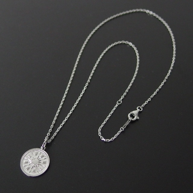 ����ѥ������֥����� Medium Hope Sun Coin Necklace Set - Silver